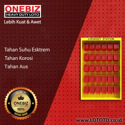 ONEBIZ Lockout Kit Station OB 14-BDB4-40 1100L×1350H×150W Contain 40 Boxes