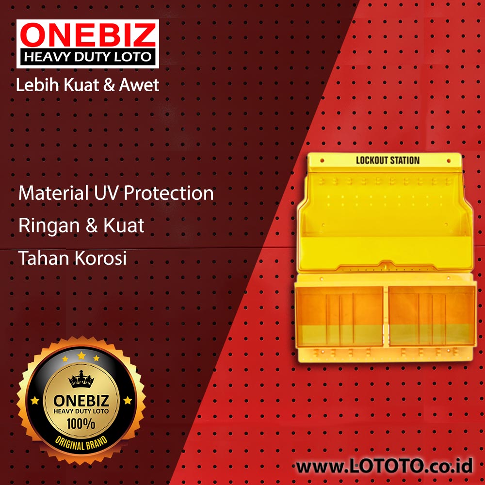 ONEBIZ Lockout Station OB 14-BDB1100 574mm×680mm×108mm ONEBIZ Lockout Station OB 14-BDB1100 574mm×680mm×108mm