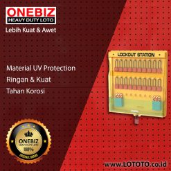 ONEBIZ Lockout Station OB 14-BDB201 650mm×590mm×95mm Without Components