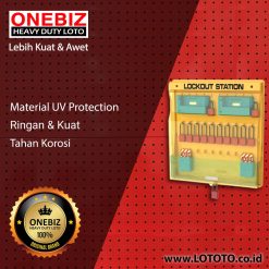 ONEBIZ Lockout Station OB 14-BDB203 650mm×590mm×95mm without Components