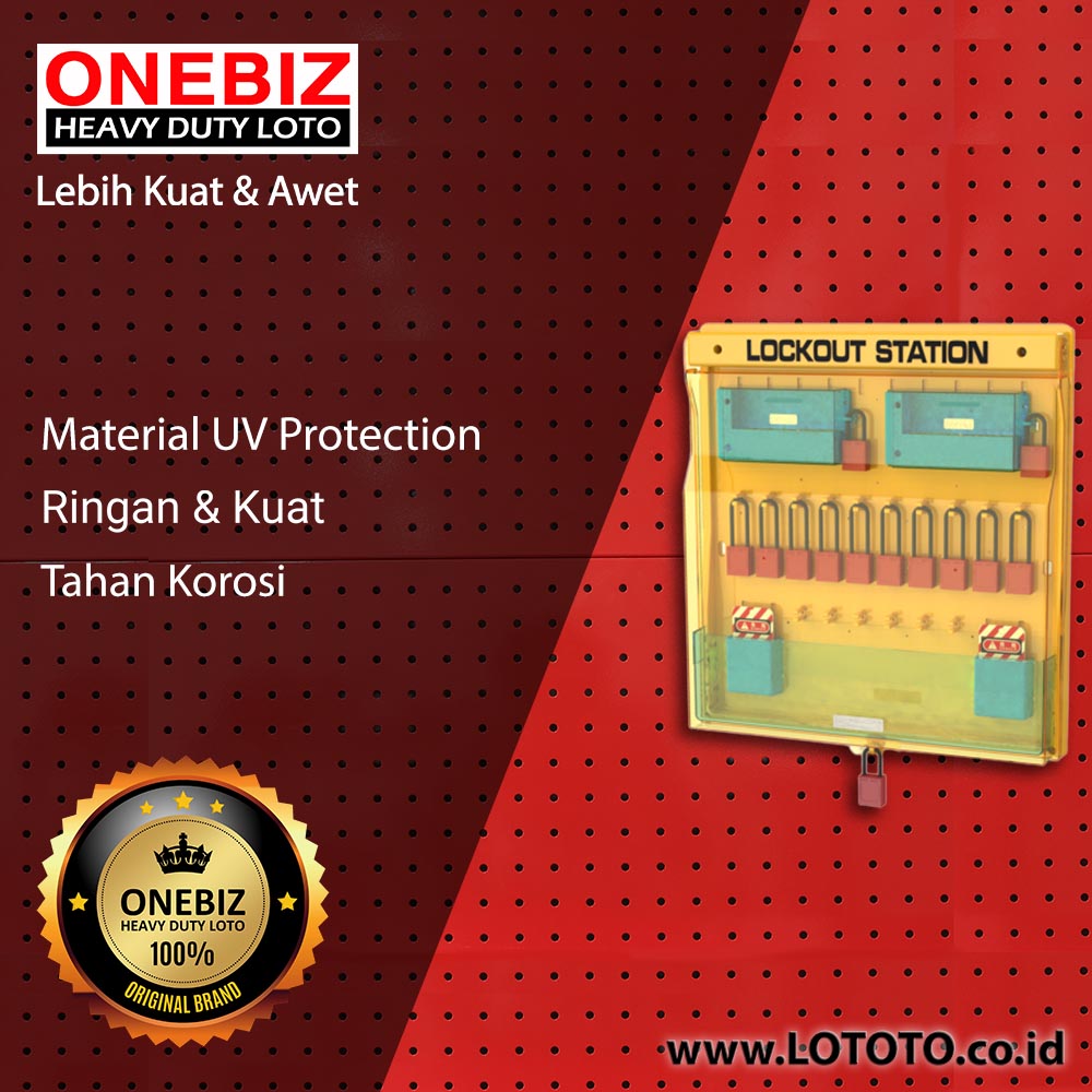 ONEBIZ Lockout Station OB 14-BDB203 650mm×590mm×95mm without Components ONEBIZ Lockout Station OB 14-BDB203 650mm×590mm×95mm without Components