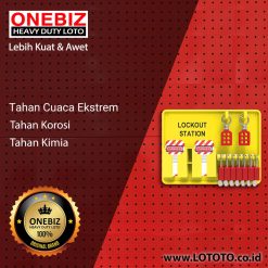 ONEBIZ Lockout Station OB 14-BDB301 385×290mm