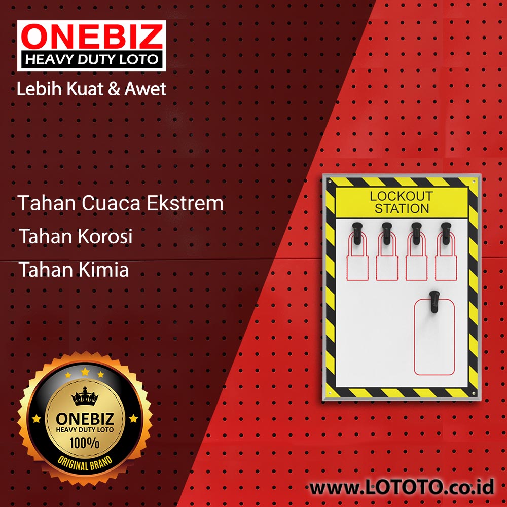 ONEBIZ Open Lockout Station OB 14-BDB7-2 280×400mm ONEBIZ Open Lockout Station OB 14-BDB7-2 280×400mm