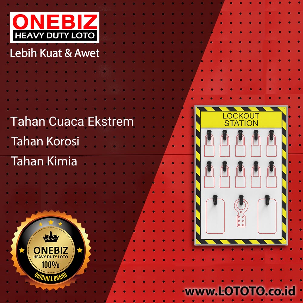 ONEBIZ Open Lockout Station OB 14-BDB7-3 360×540mm ONEBIZ Open Lockout Station OB 14-BDB7-3 360×540mm