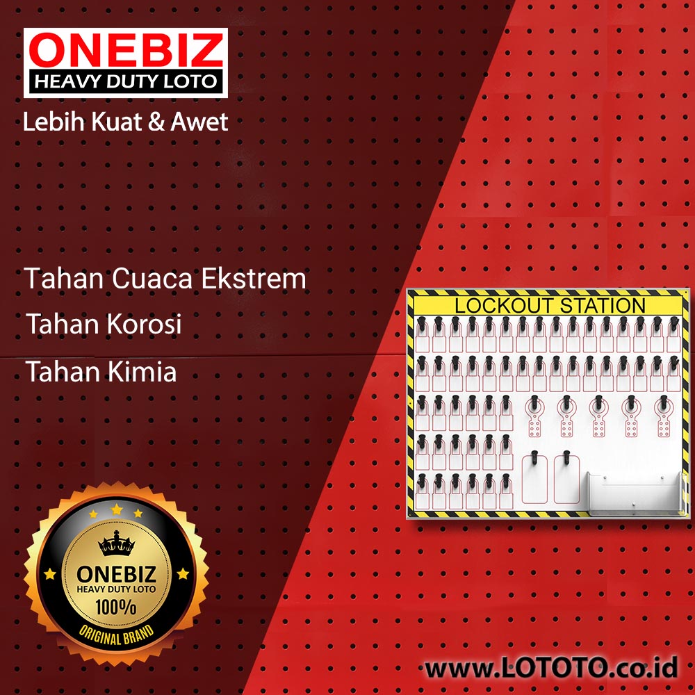 ONEBIZ Open Lockout Station OB 14-BDB7-5 800×650mm ONEBIZ Open Lockout Station OB 14-BDB7-5 800×650mm