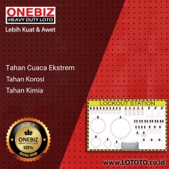 ONEBIZ Open Lockout Station OB 14-BDB7-D1 875×825mm