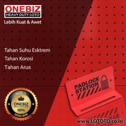 ONEBIZ Padlock Station OB 14-BDB31 140mm×40mm×80mm Can Be Equiped With 5 Padlocks