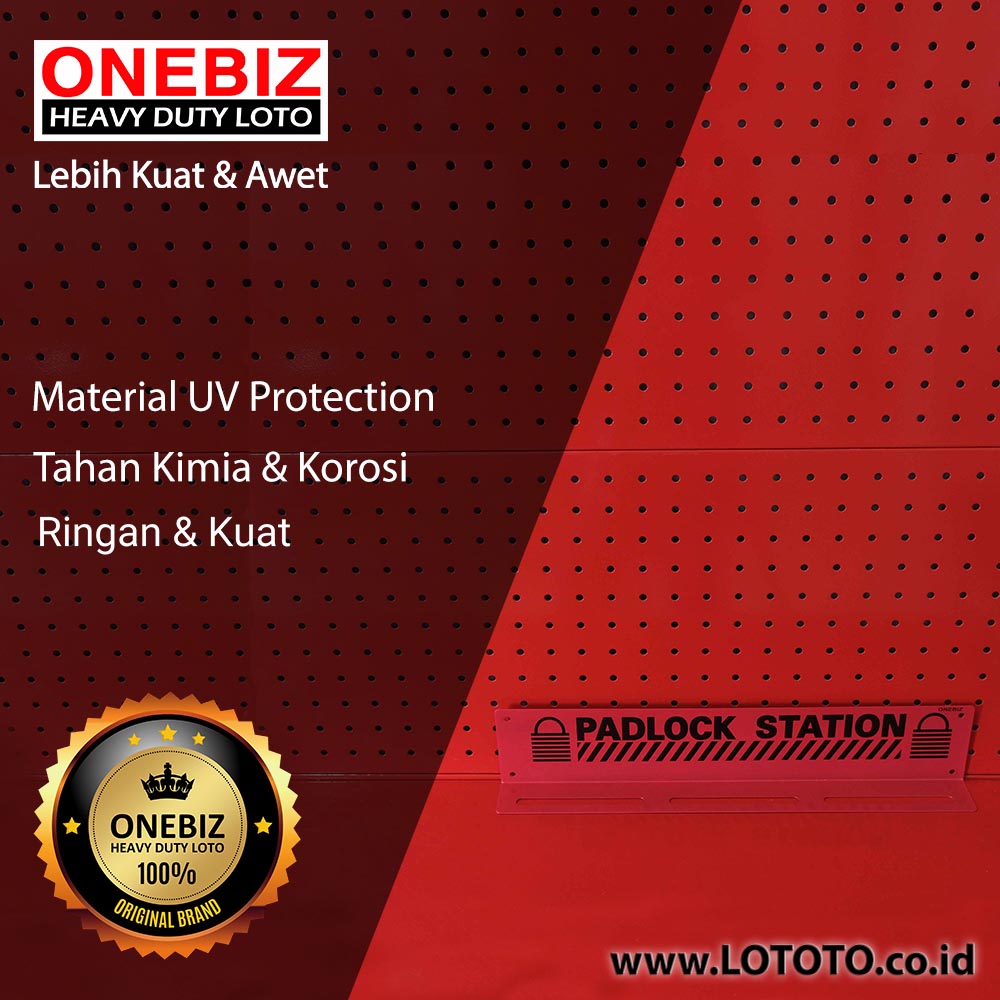 ONEBIZ Padlock Station OB 14-BDB33 400mm×40mm×80mm Can Be Equiped With 15 Padlocks ONEBIZ Padlock Station OB 14-BDB33 400mm×40mm×80mm Can Be Equiped With 15 Padlocks