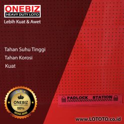 ONEBIZ Padlock Station OB 14-BDB34 530mm×40mm×80mm Can Be Equiped With 20 Padlocks