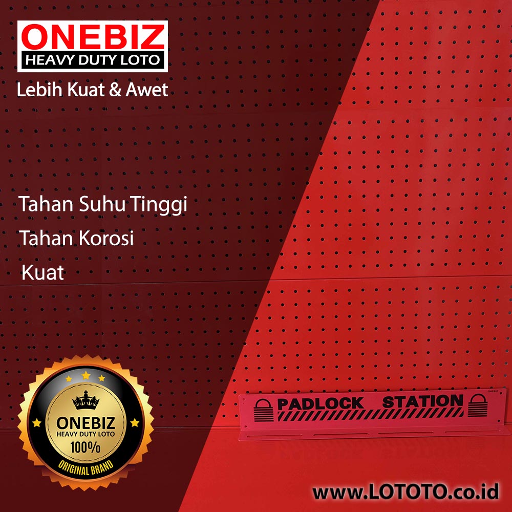 ONEBIZ Padlock Station OB 14-BDB34 530mm×40mm×80mm Can Be Equiped With 20 Padlocks ONEBIZ Padlock Station OB 14-BDB34 530mm×40mm×80mm Can Be Equiped With 20 Padlocks