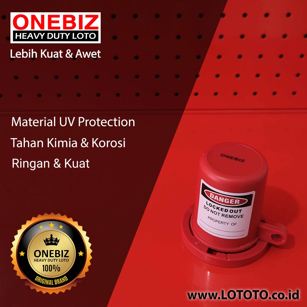 ONEBIZ Plug Valve Lockout OB 14-BDF42 Suitable For Valve Diameter From 2.3cm-3.49cm ONEBIZ Plug Valve Lockout OB 14-BDF42 Suitable For Valve Diameter From 2.3cm-3.49cm