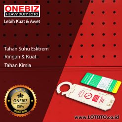 ONEBIZ Scaffolding Tag OB 14-BDP35 Body Material ABS PA6 (many colors available) Insert Card Material PVC 325×92×6mm