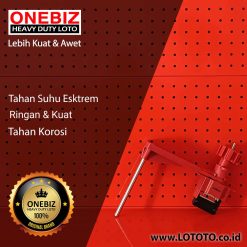 ONEBIZ Universal Valve Lockout OB 14-BDF31X Swing Length 120mm Studdle Height 150mm Suitable For Handle Witdth ≤2.3cm Handle Thickness ≤1.4cm