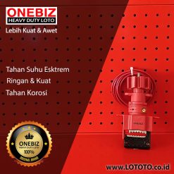 ONEBIZ Universal Valve Lockout OB 14-BDF33X Studdle Height 120mm Cable 3.2mm D*2.4mL Suitable For Handle Witdth ≤2.3cm Handle Thickness ≤1.4cm