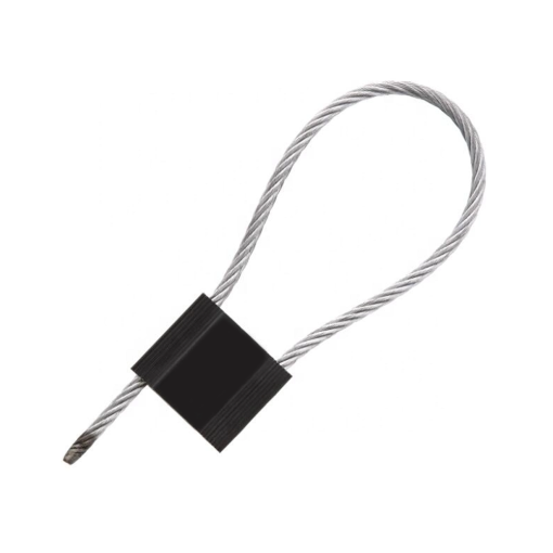 ONEBIZ Aluminum Alloy Seal Lock (Concave and convex type) OB 14-BDQF04-1 Aluminum Alloy Material 1.5mm Dia*300mm Length Steel Cable