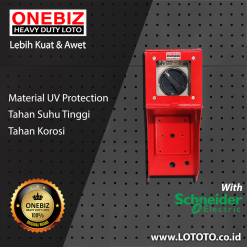 ONEBIZ Heavy Duty LOTO Box Vertical OB 14-OB02 Loto Box Vertical Box Safety Device Heavy Duty with Switch Button