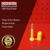 ONEBIZ Bukket Seal Lock OB 14-BDQF05 ABS+Q235 Steel Outer Diameter 22mm Smooth Red