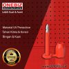 ONEBIZ Bukket Seal Lock OB 14-BDQF07 ABS+Q235 Steel Outer Diameter 22mm Hexagonal Red