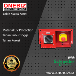 ONEBIZ Heavy Duty LOTO Box Horizontal OB 14-OB06-H Loto Box Safety Device Heavy Duty Complete (Tanpa Safety Padlock)