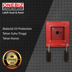 ONEBIZ Heavy Duty LOTO Box Single Battery OB 14-OB08-S Loto Box Safety Device Heavy Duty + Padlock