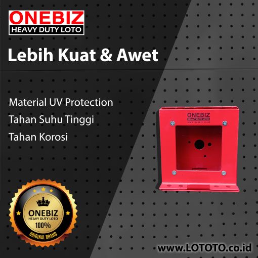 ONEBIZ Heavy Duty LOTO Box Single Battery OB 14-OB01-S Loto Box Safety Device Heavy Duty (Box Only)