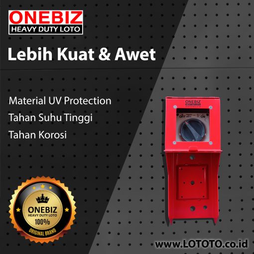 ONEBIZ Heavy Duty LOTO Box Vertical OB 14-OB02 Loto Box Vertical Box Safety Device Heavy Duty with Switch Button