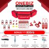 ONEBIZ OB 14-ELEC1-Z06-RED Lototo (Lock Out Tag Out Try Out) Set