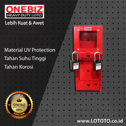 ONEBIZ Heavy Duty LOTO Box Vertical OB 14-OB08 Loto Box Vertical Safety Heavy Duty +Padlock