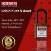 ONEBIZ Compact Safety Electrical Padlock Brown OB 14-BDG19U Thermoplastic Safety Padlock