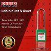 Jual ONEBIZ Long Shackle Safety Padlock New Green OB 14-BDG24UN Thermoplastic Safety Padlock