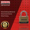 ONEBIZ Heavy Duty Loto OB 14-BDG0825C 4 Digit Combination Padlock 7D×25H