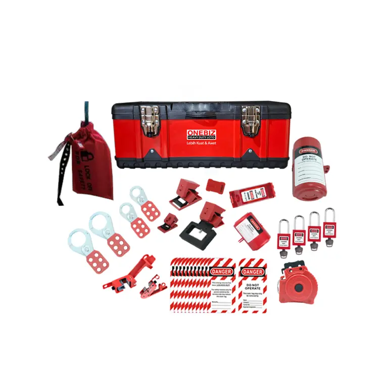 ONEBIZ Heavy Duty Loto OB 14-COM-SLHB-0001 Lototo (Lock Out Tag Out Try Out) Set ONEBIZ Heavy Duty Loto OB 14-COM-SLHB-0001 Lototo (Lock Out Tag Out Try Out) Set