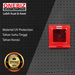 ONEBIZ Heavy Duty LOTO Box Single Device OB01 oto Box Safety Device Heavy Duty (Box Only)