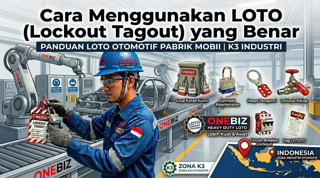Cara Menggunakan LOTO (Lockout Tagout) yang Benar