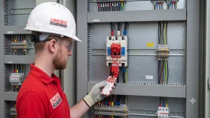Loto Electrical ONEBIZ untuk Mengunci sumber energi