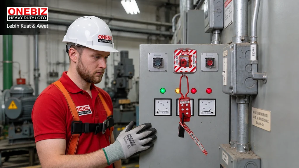 Loto Device Electrical Selector Switch ONEBIZ untuk Mengunci sumber energi