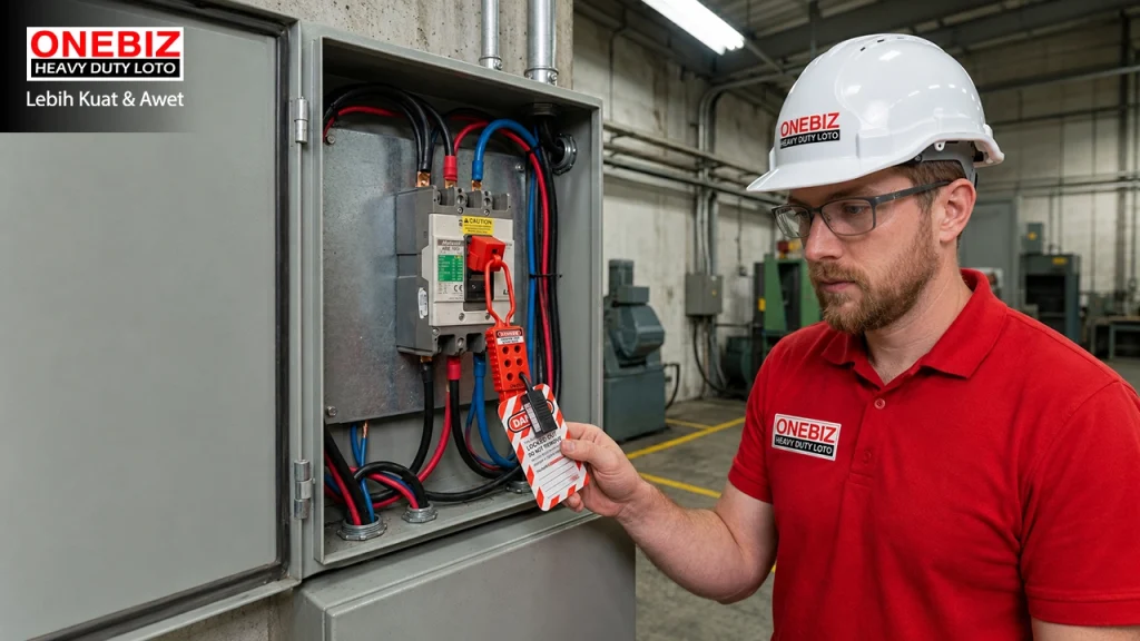 Loto Hasp Nylon ONEBIZ untuk Mengunci sumber energi