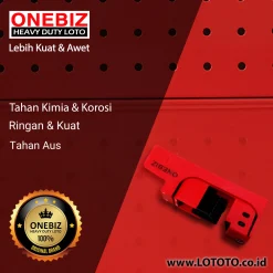 ONEBIZ Heavy Duty Loto OB 14-BDD18-1 Medium Circuit Breaker Lockout 86mmx35mmx27.5mm