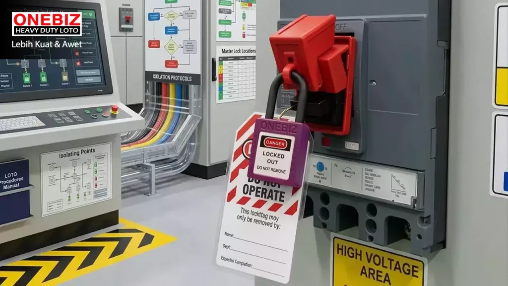 Energy control implementation ONEBIZ untuk Mengunci sumber energi