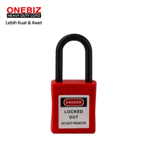 Gembok Lockout (Safety Padlock) ONEBIZ untuk mengunci sumber energi