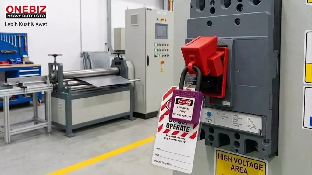 LOTO untuk Mesin Panel Flanging