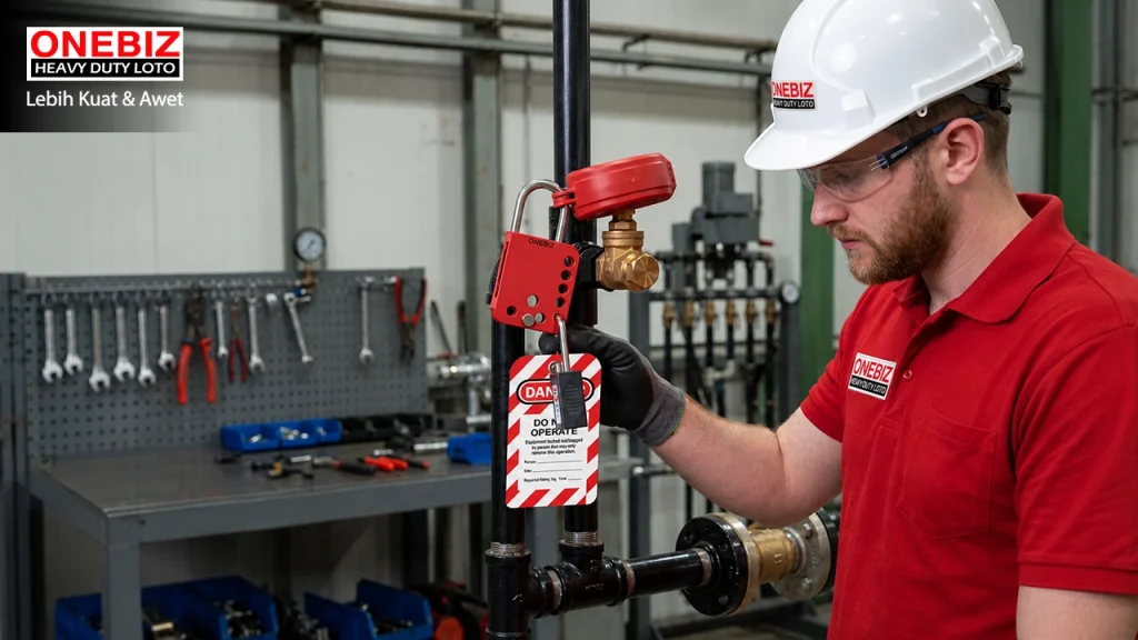 Lock Out Tag Out ONEBIZ untuk Mengunci sumber energi