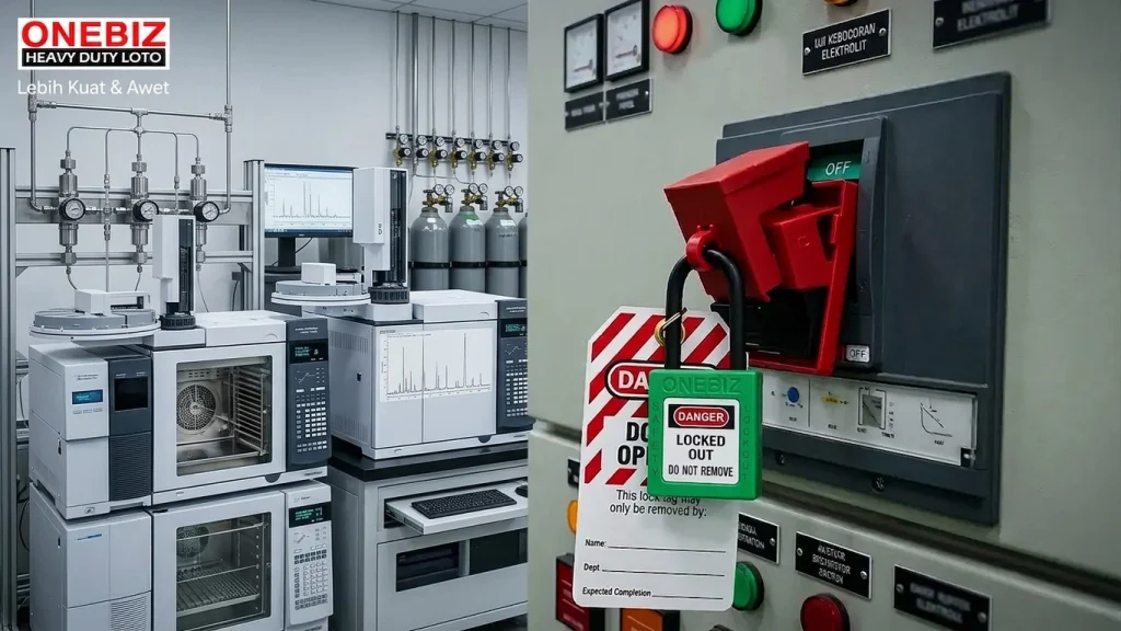LOTO UNTUK GAS CHROMATOGRAPH